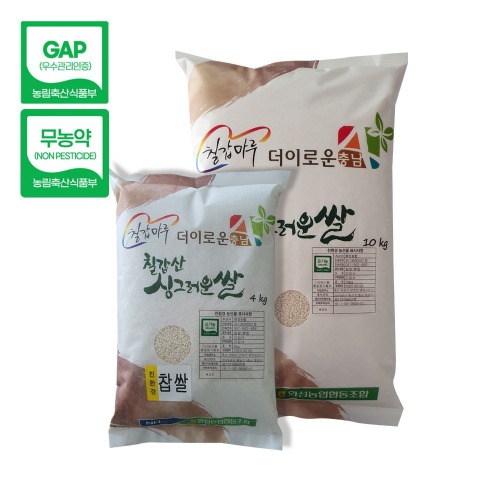칠갑마루 무농약 싱그러운 찹쌀 4kg